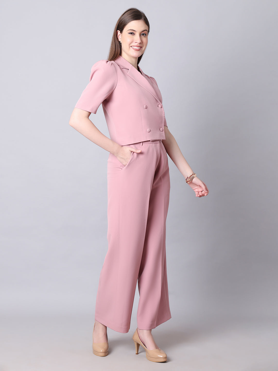 Pink-Blended-Fierce-&-Fabulous-Crop-Blazer-&-Wide-Leg-Trouser