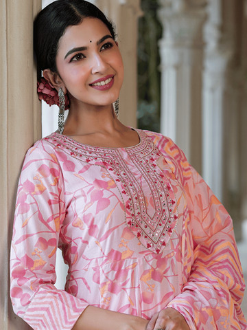 Pink-Cotton-Embroidered-3-Piece-Kurta-Set