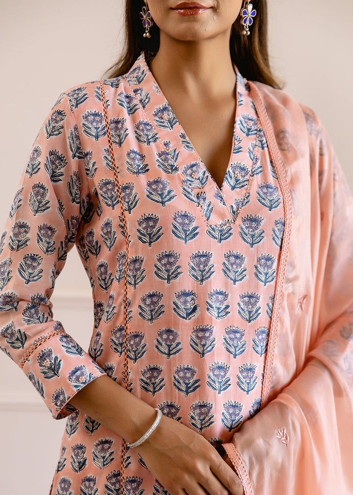 Pink-Muslin-Silk-Printed-Collar-Neck-3-Piece-Kurta-Set