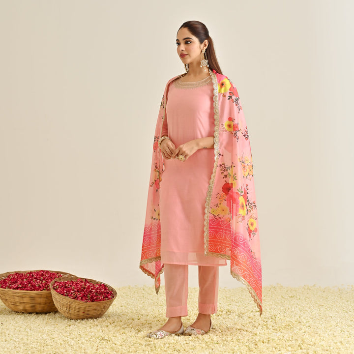 Pink-Poly-Chanderi-Embroidered-Yoke-Detail-3-Piece-Kurta-Set