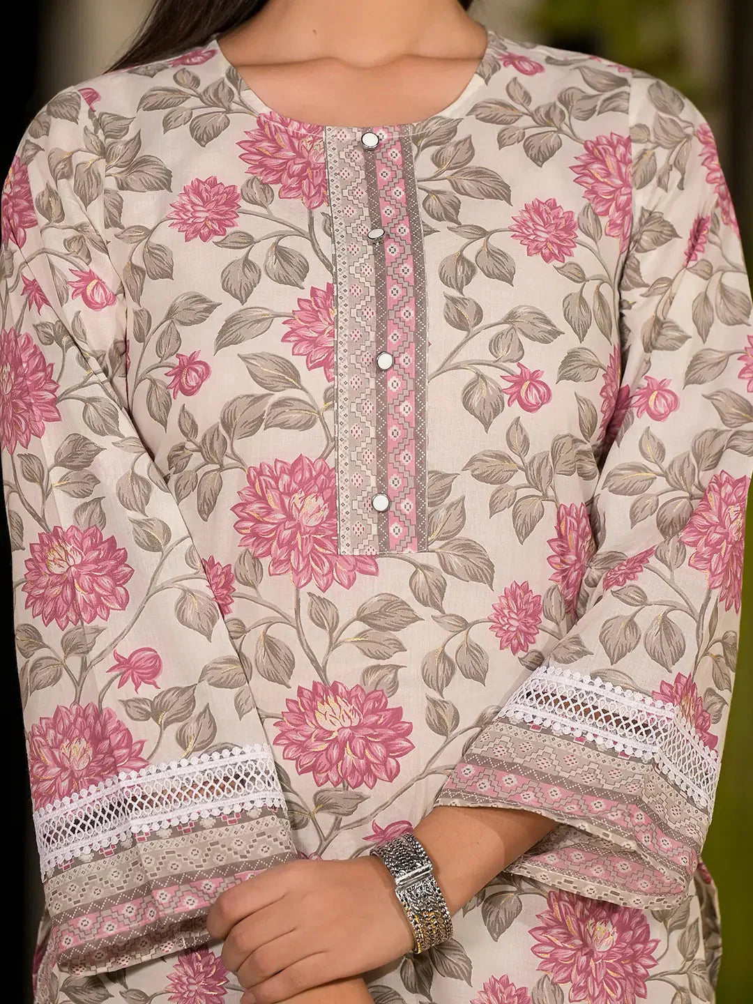 Pink-Pure-Cotton-Floral-Print-3-Piece-Kurta-Set