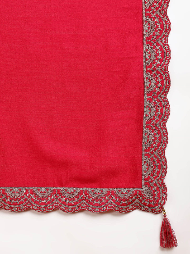 ZERESOUQ-Pink-Silk-Blend-Embroidered-Anarkali-Gown-with-Dupatta