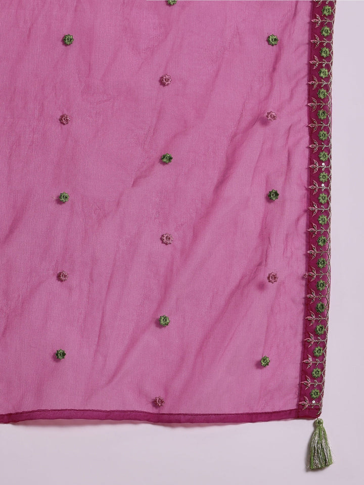 Pink-Silk-Blend-Solid-Embroidered-A-Line-3-Piece-Kurta-Set