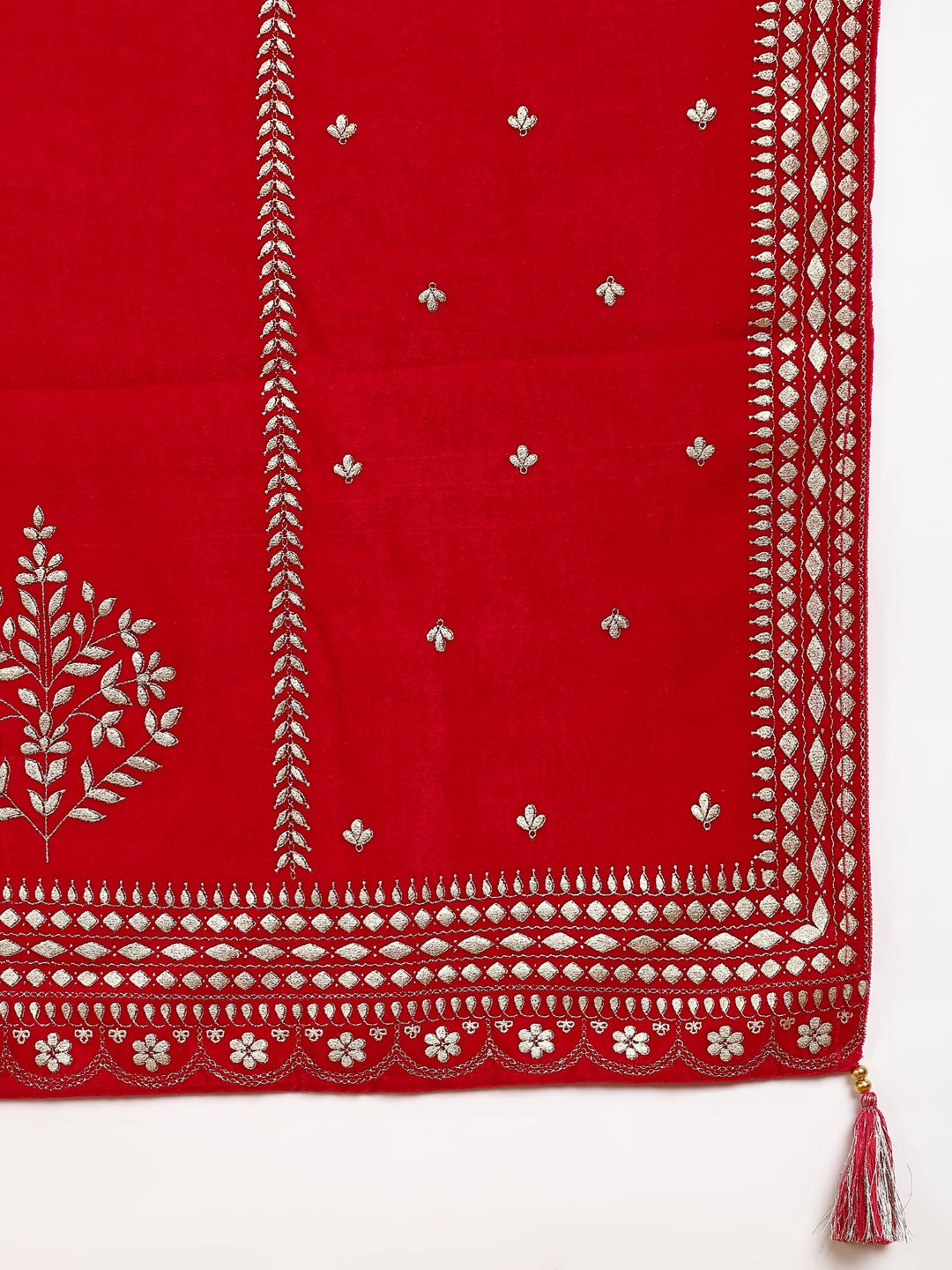 ZERESOUQ-Pink-Velvet-Ethnic-Motifs-Printed-Straight-Straight-3-Piece-Suit-Set
