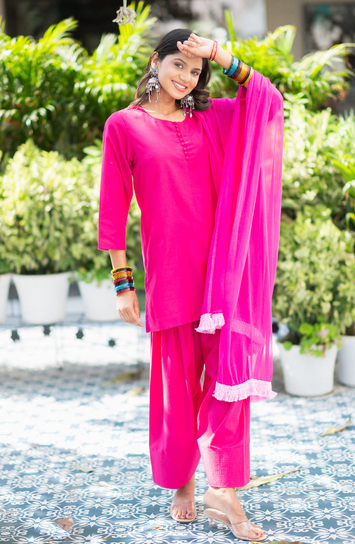 Pink-Cotton-Potli-Farsi-Salwar-Set