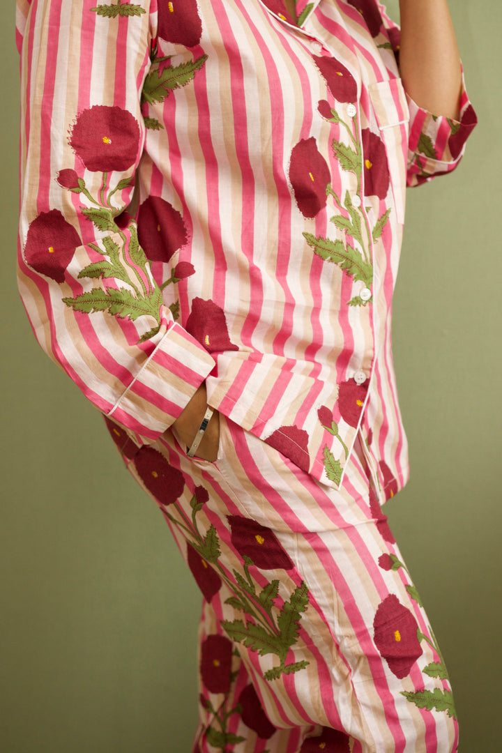 Pink-Cotton-Floral-Gulaabi-Bagh-Co-Ord-Set