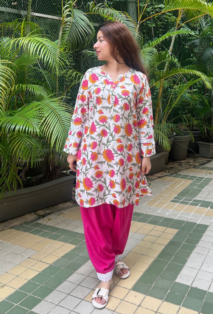 Pink-Pure-Cotton-Floral-Bud-2-Piece-Salwar-Set