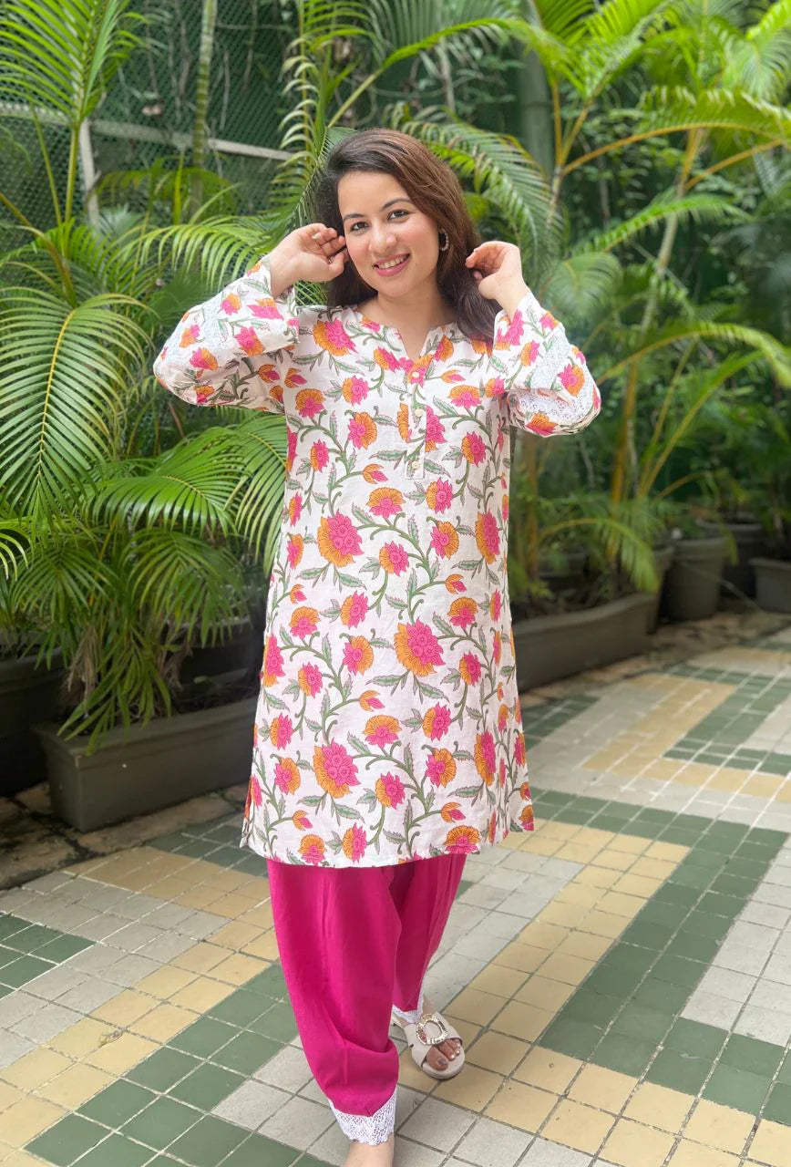 Pink-Pure-Cotton-Floral-Bud-2-Piece-Salwar-Set