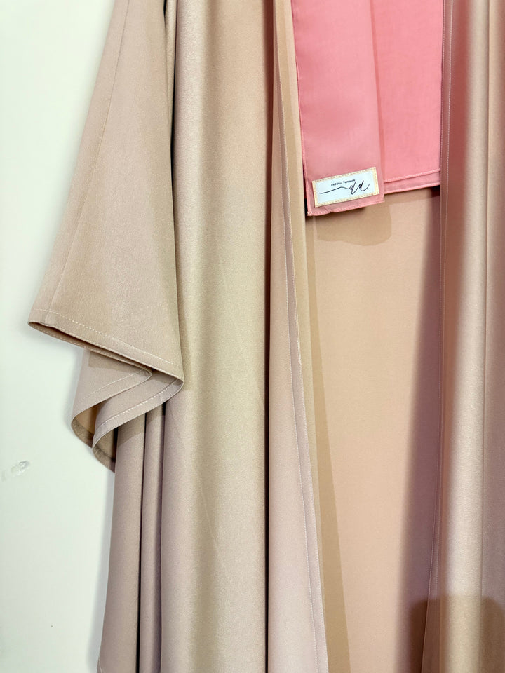 Pink-Satin-Farasha-Abaya-With-Sheila