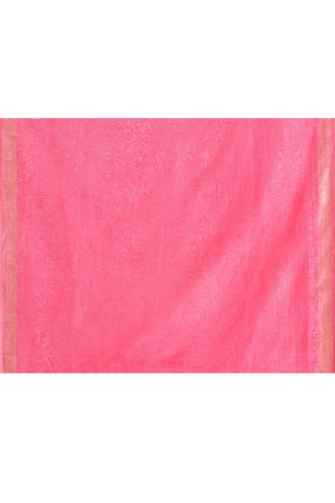 Pink-Tussar-Linen-Handloom-Saree-With-Woven-Zari-Pallu