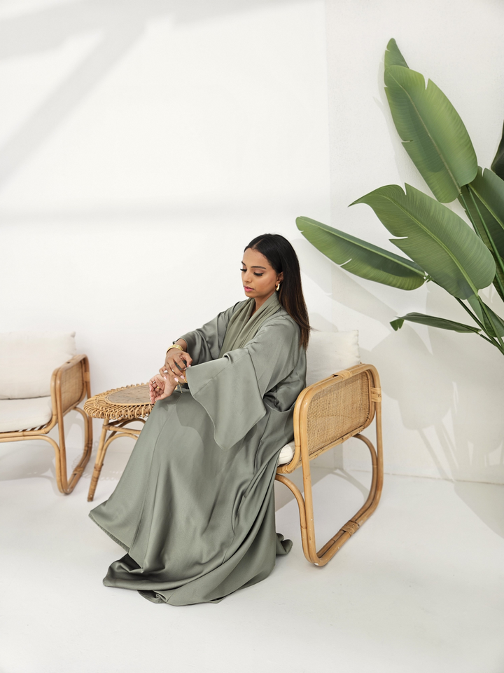 Pista-Green-Silk-Satin-Abaya