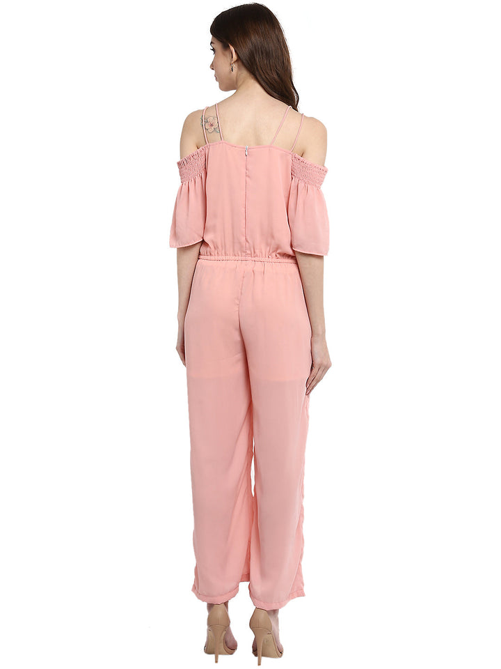 Powder-Pink-Cold-Shoulder-Jumpsuit
