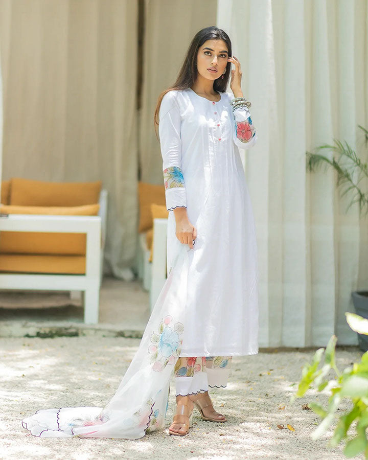White-Organza-Bordered-3-Piece-Kurta-Set