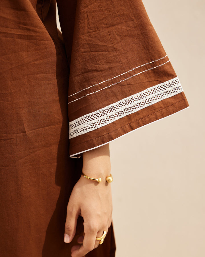 Brown-Cotton-Straight-2-Piece-Kurta-Set