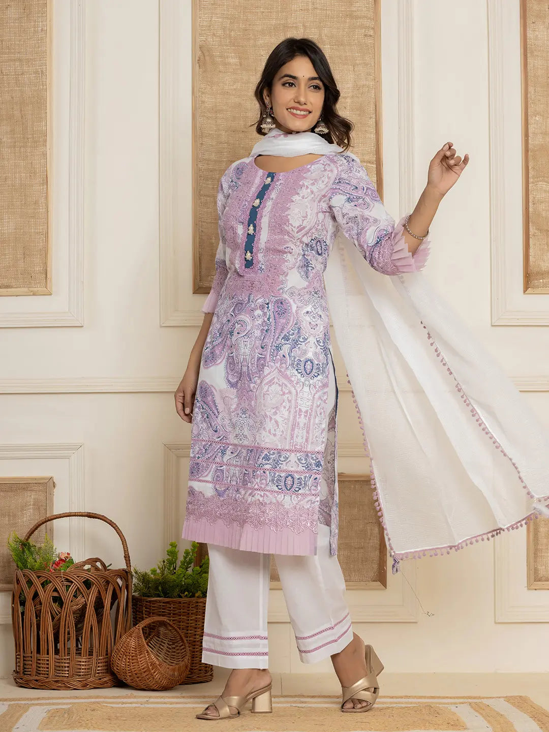 Purple-Cotton-Ethnic-Motifs-Print-Straight-3-Piece-Kurta-Set