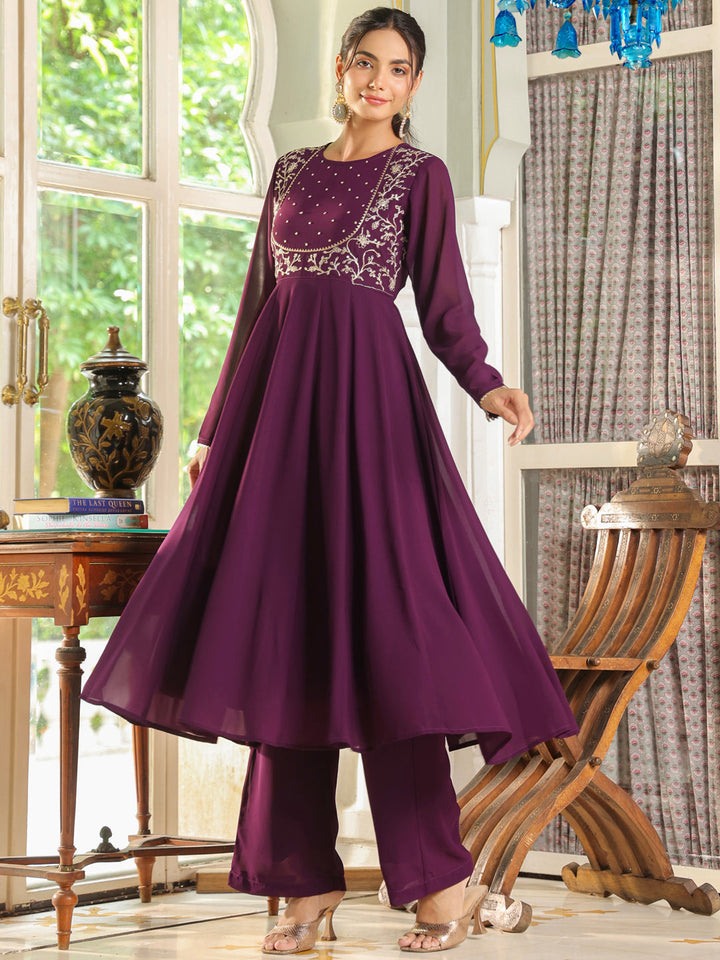 Purple-Georgette-Embroidered-Anarakali-Set