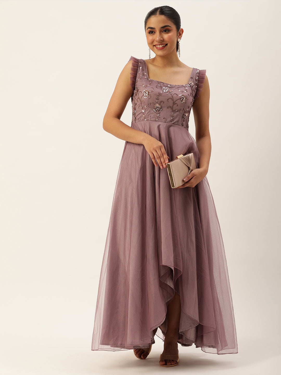 Purple-Net-Embroidered-Asymmetrical-Gown