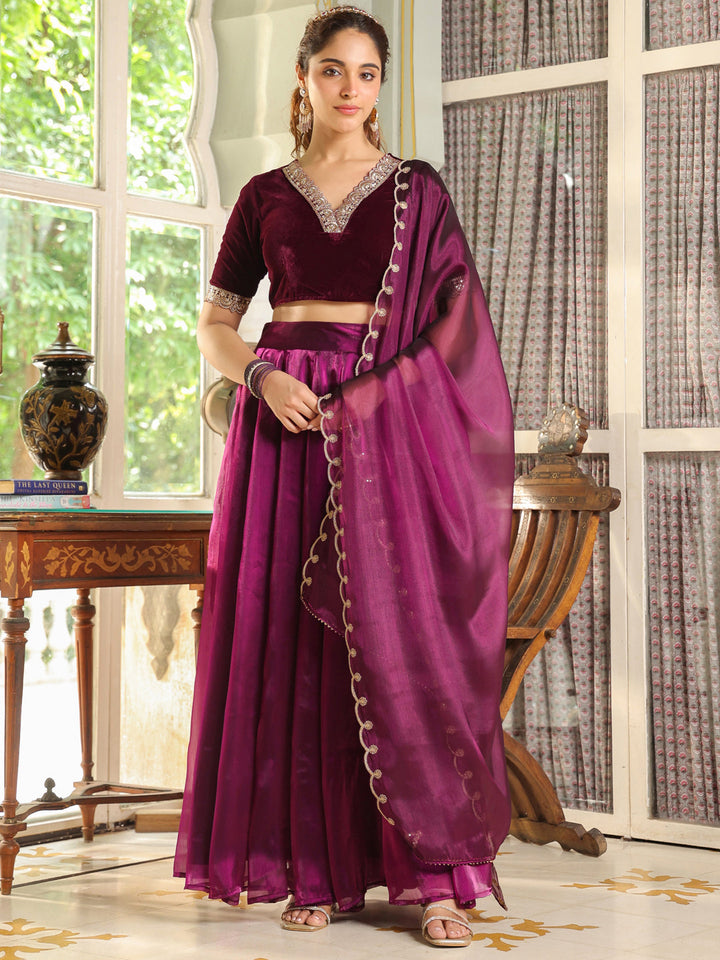 Purple-Velvet-Embroidered-Lehenga-Set