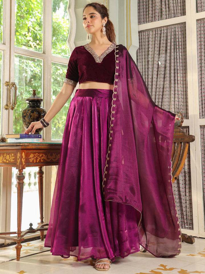 Purple-Velvet-Embroidered-Lehenga-Set