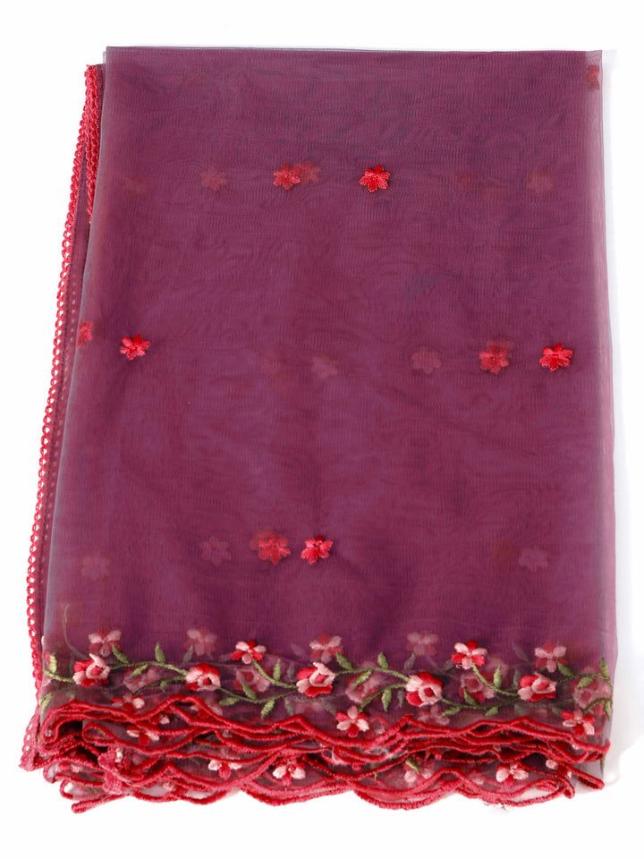 Purple-Chanderi-Floral-Embroiderywork-Kurta-Set