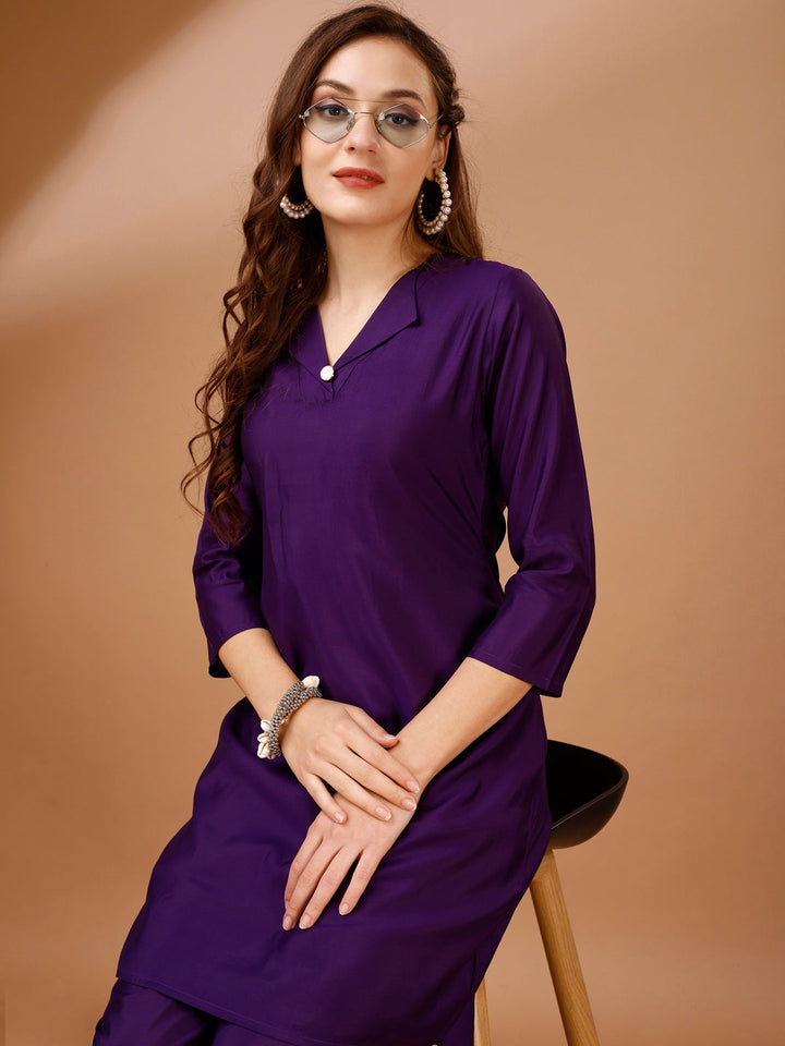 Purple-Chanderi-Silk-Co-Ord-Set