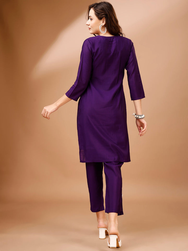 Purple-Chanderi-Silk-Co-Ord-Set