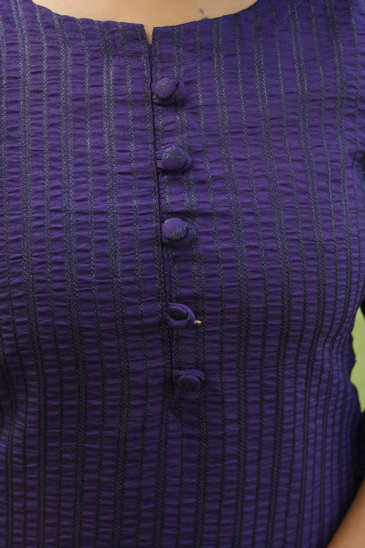 Purple-Poly-Crepe-Stripes-3-Piece-Kurta-Set