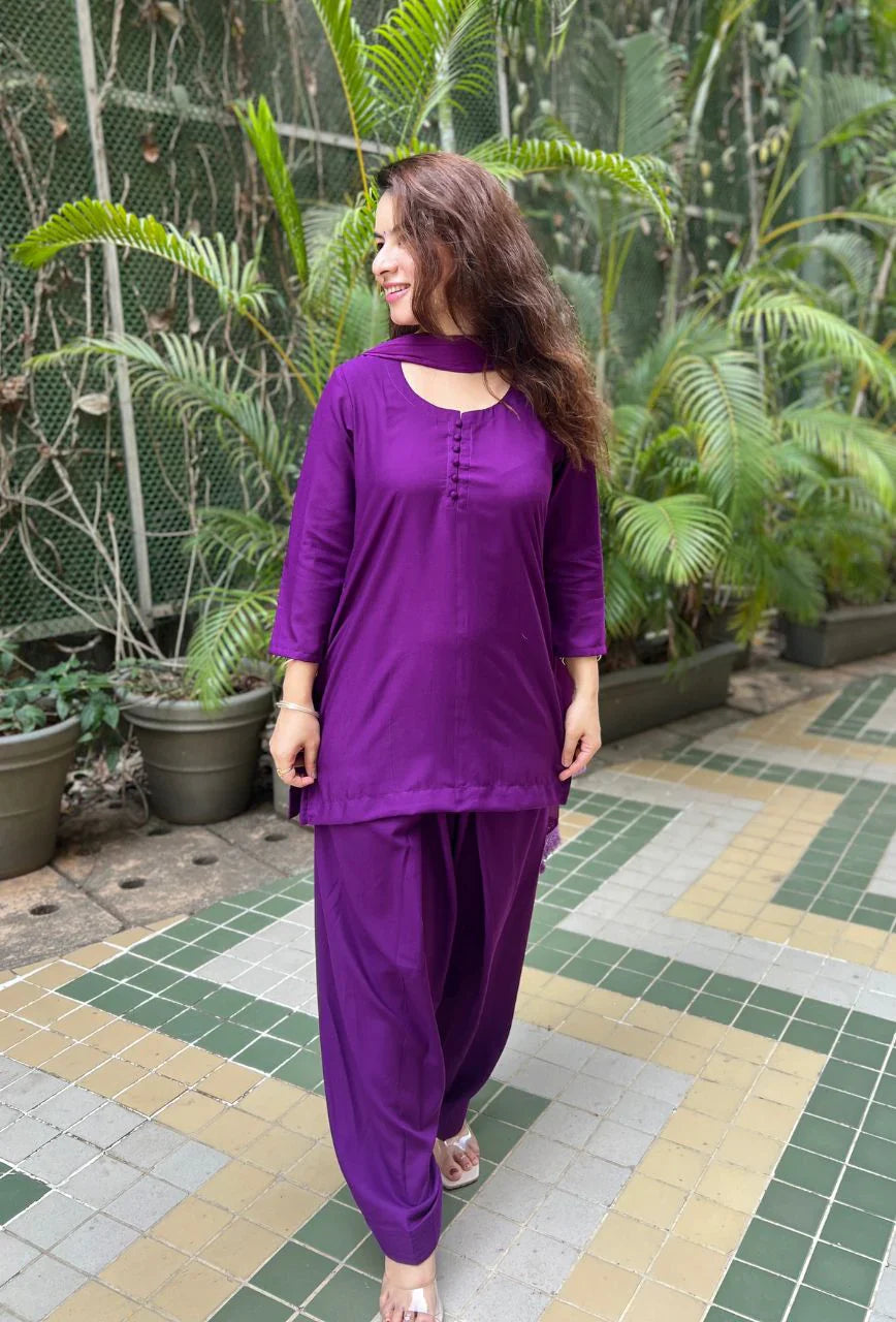 Purple-Pure-Cotton-Potli-Farsi-3-Piece-Salwar-Set