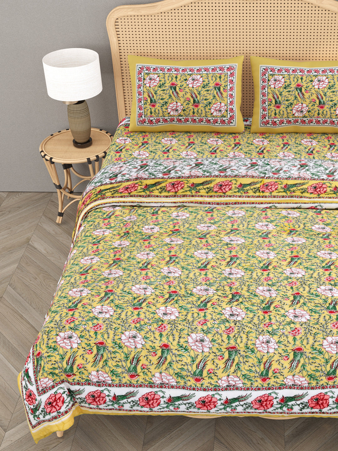 Multicolor-Cotton-600-Tc-Floral-Printed-Bedding-Set