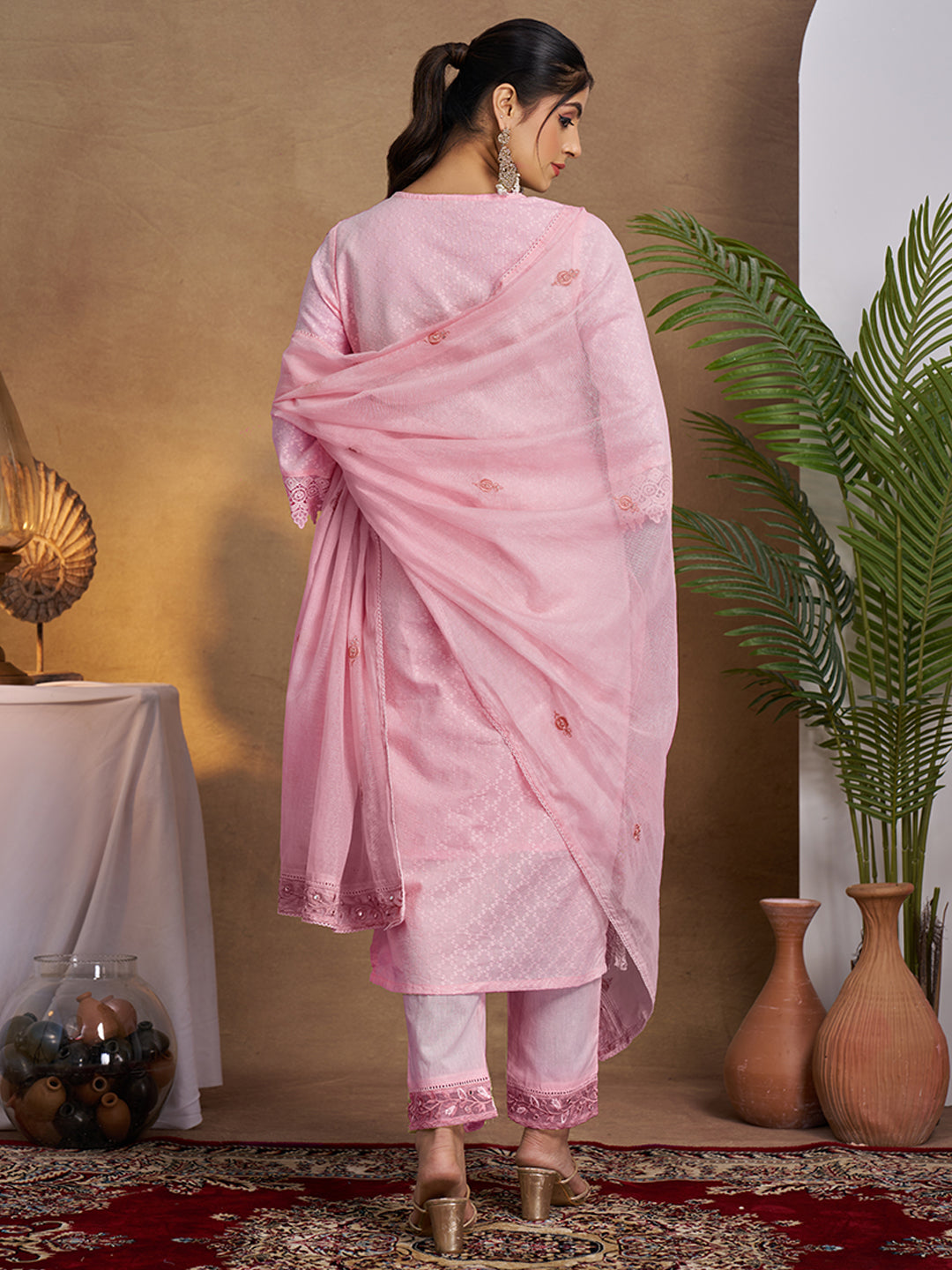 Pink-Cotton-Embroidered-3-Piece-Kurta-Set