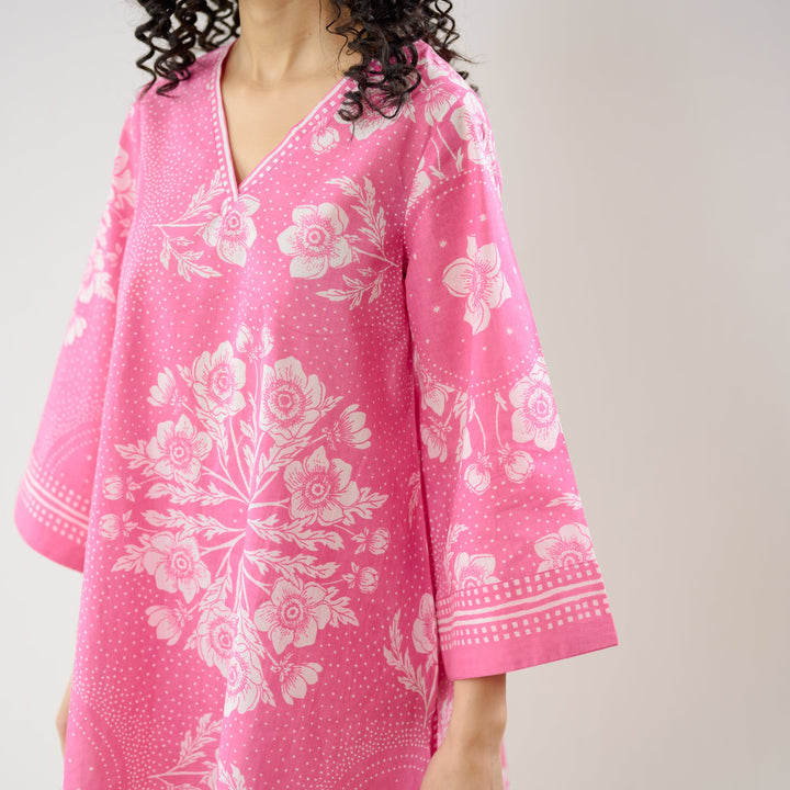 Pink-Cotton-Dewdrop-Co-Ord-Set