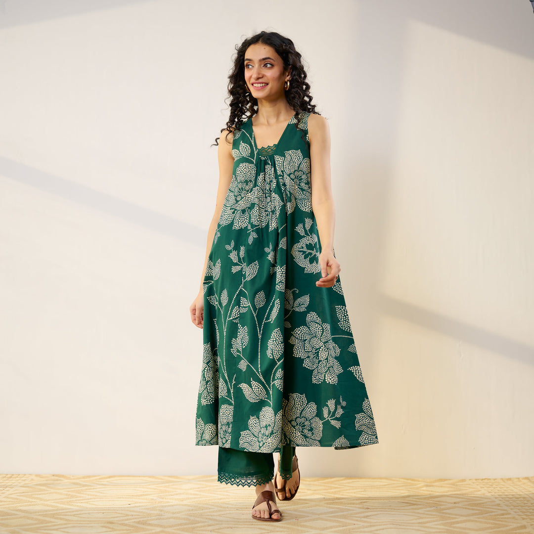 Green-Cotton-Rosewood--Emerald-2-Piece-2-Piece-Kurta-Set