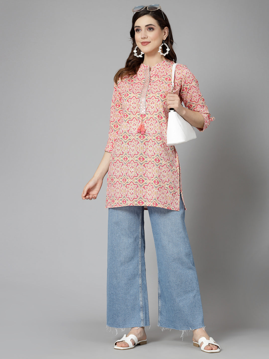 Pink-Cotton-Embroidered-Tunic
