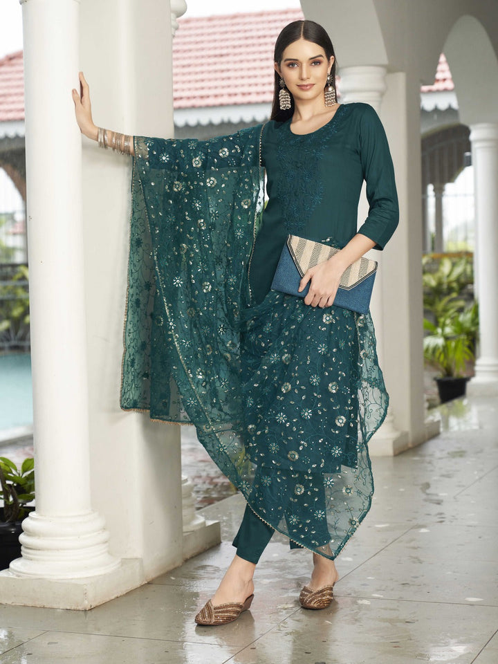 Rama-Green-Cotton-Blend-Tonal-Embroidered-3-Piece-Kurta-Set