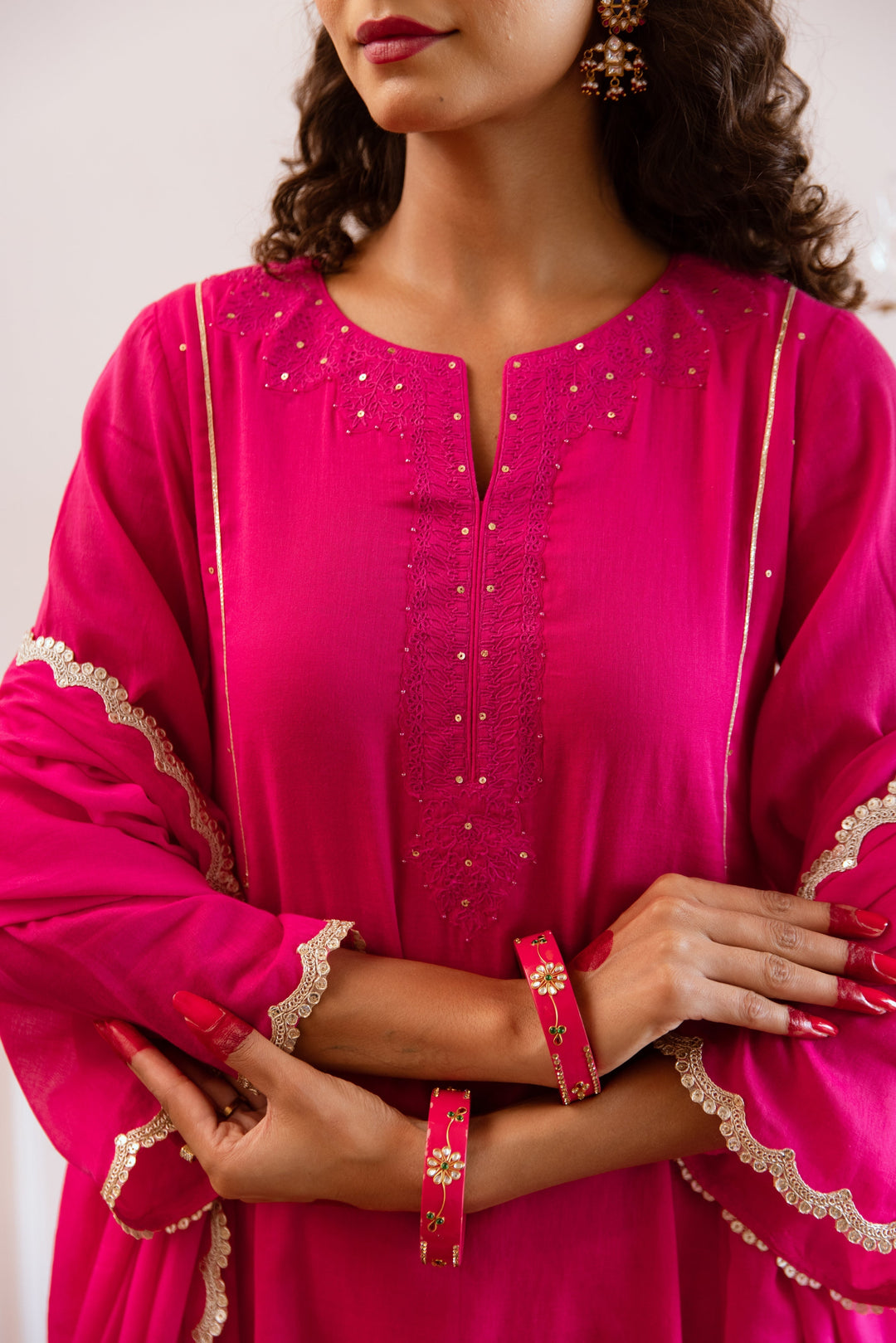 Rani-Pink-Kali-Mulmul-Gotta-Work-Anarkali-Set