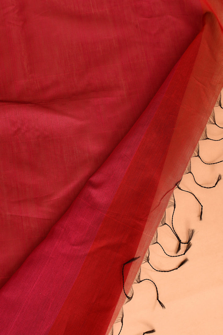 Red-Maheshwari-Plain-Saree