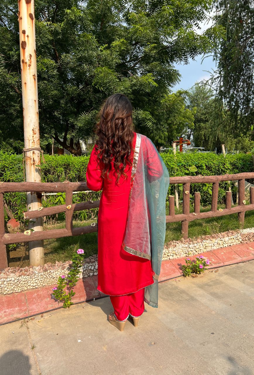 Red-Modal-Satin-3-Piece-Kurta-Set