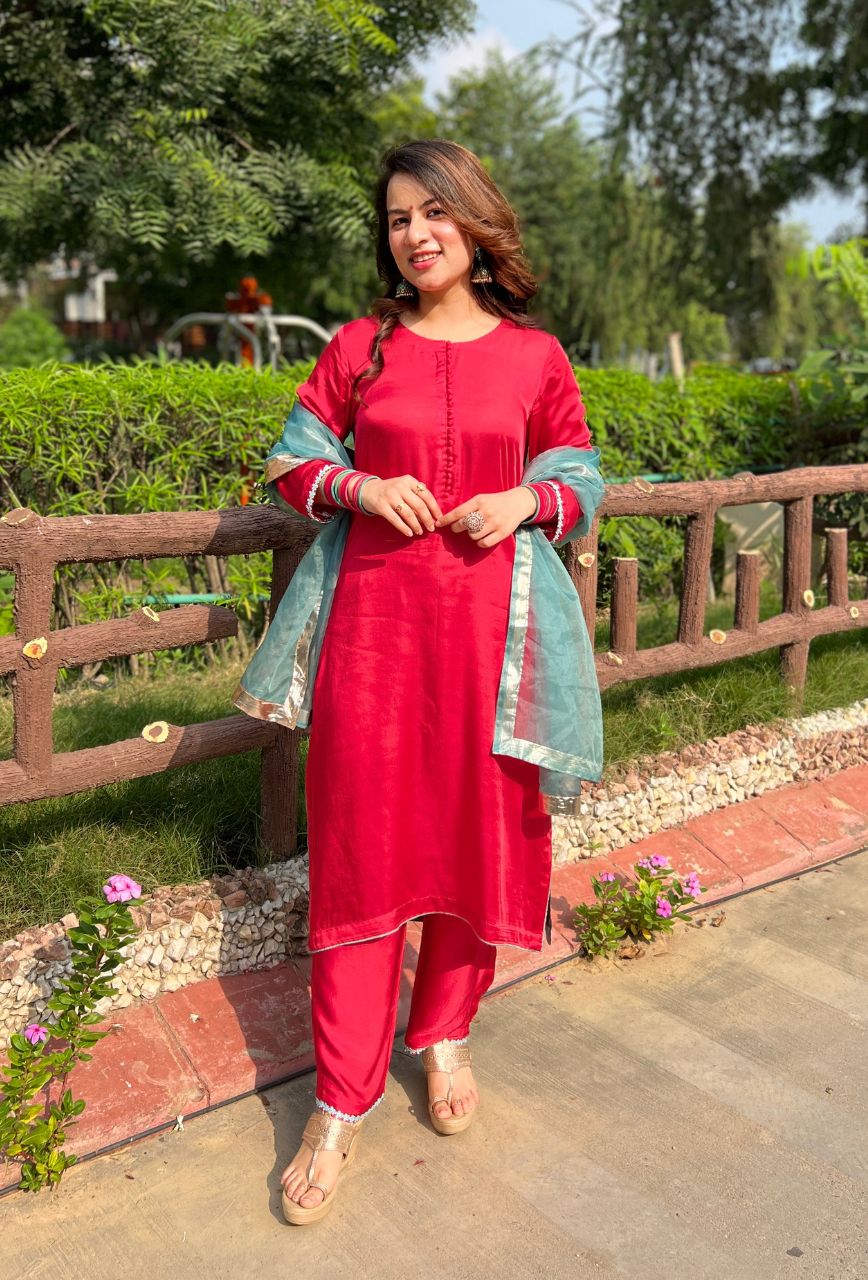 Red-Modal-Satin-3-Piece-Kurta-Set