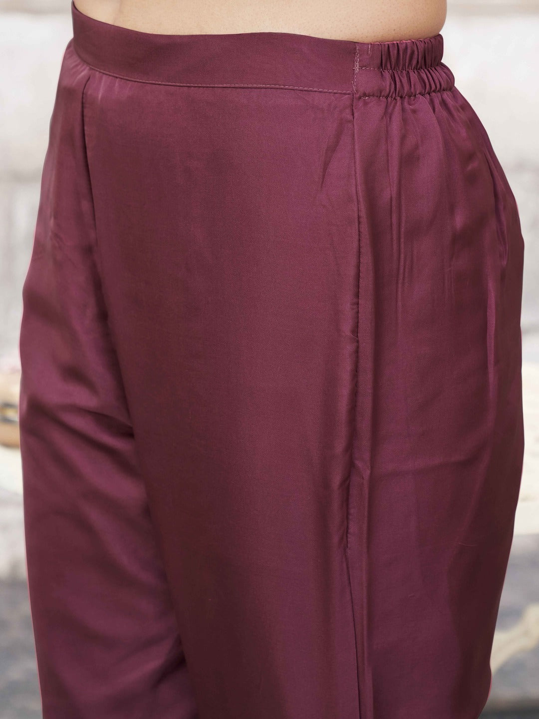 Rose-Dark-Pink-Organza-Embroidered-A-Line-3-Piece-Kurta-Set