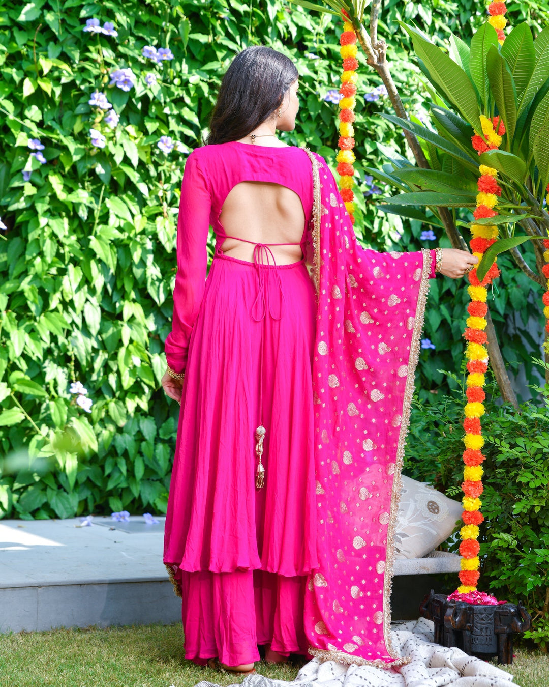 Pink-Embroidered-Georgette-3-Piece-Kurta-Set