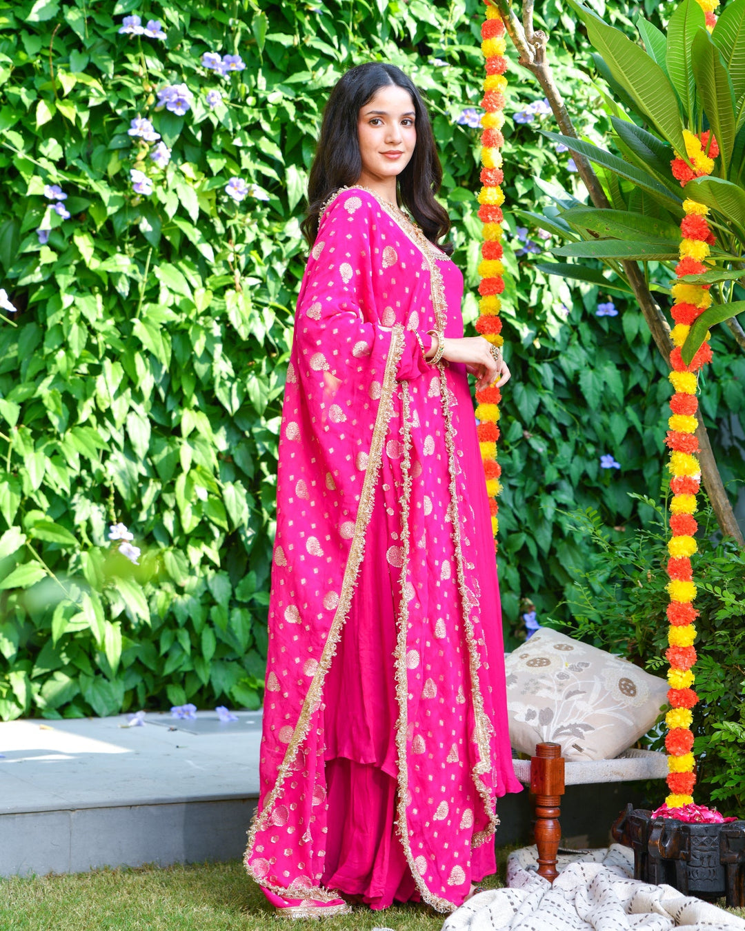 Pink-Embroidered-Georgette-3-Piece-Kurta-Set