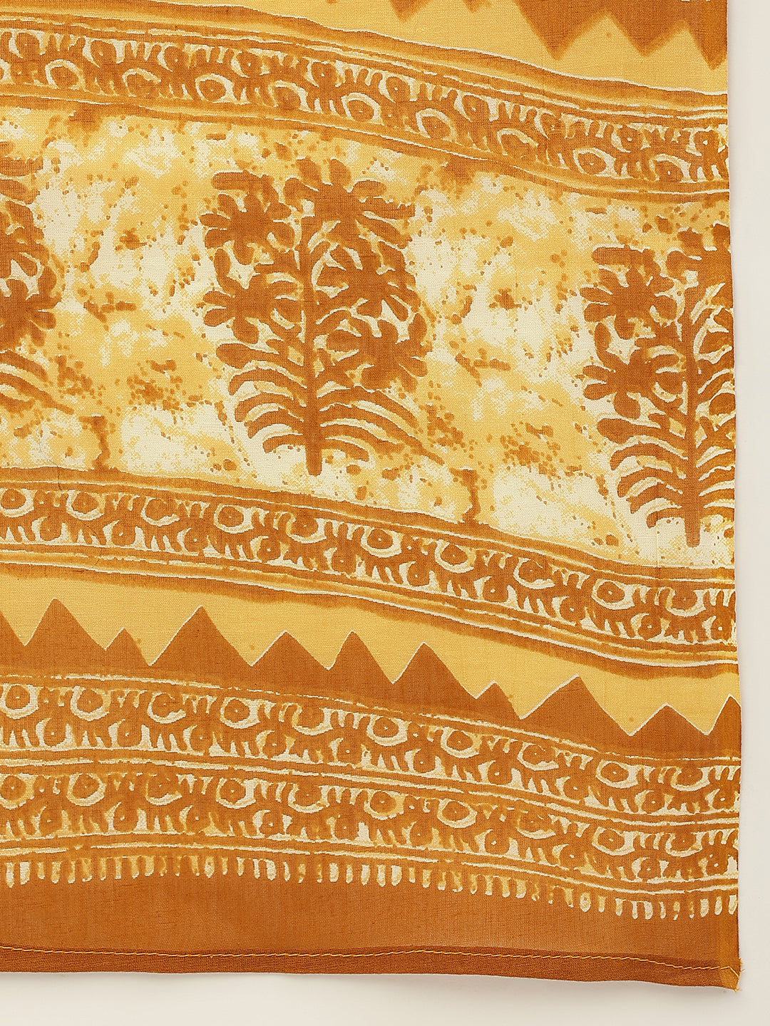 Yellow-Cotton-Straight-3-Piece-Kurta-Set