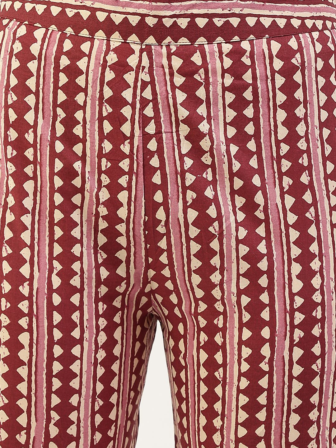 Maroon-Cotton-Straight-3-Piece-Kurta-Set