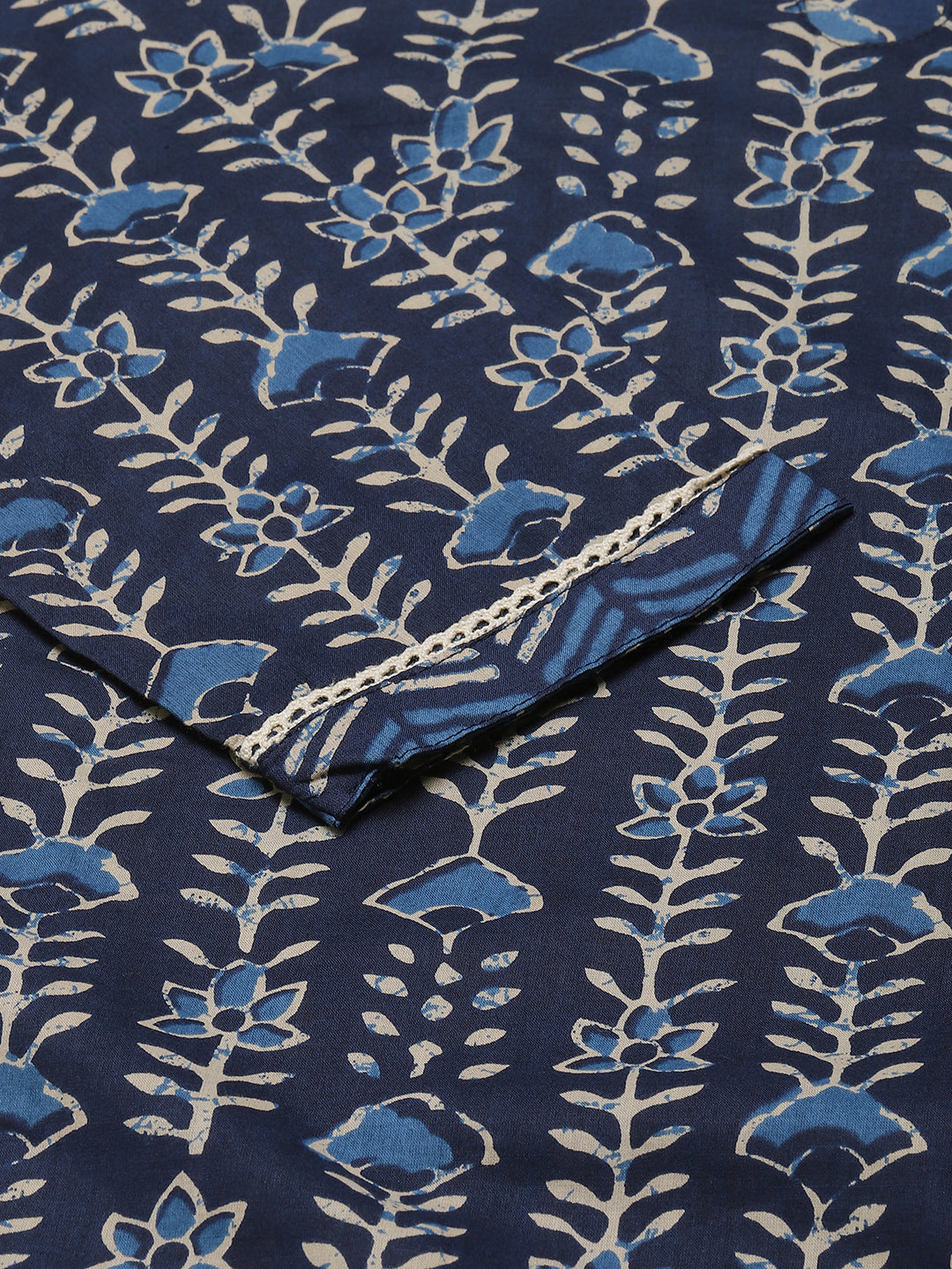 Blue-Pure-Cotton-Straight-3-Piece-Kurta-Set