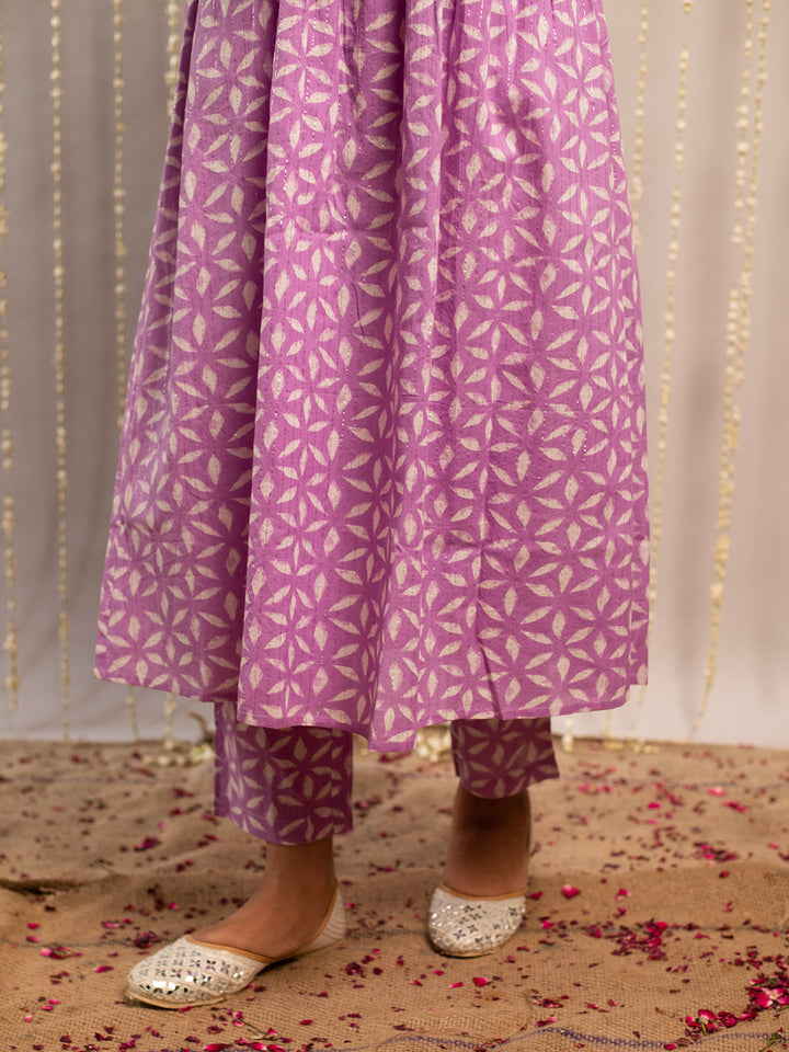 Lavender-Pure-Cotton-3-Piece-Kurta-Set