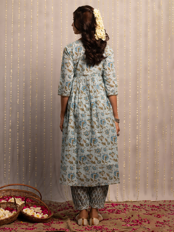 Light-Blue-Pure-Cotton-Flared-2-Piece-Kurta-Set