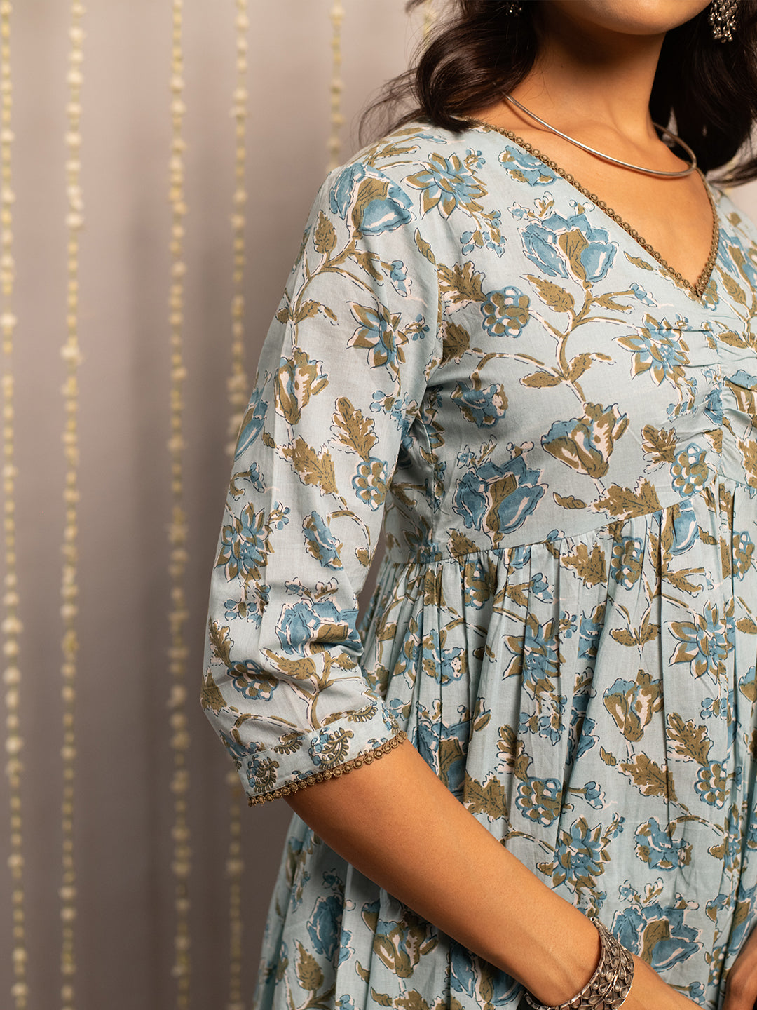 Light-Blue-Pure-Cotton-Flared-2-Piece-Kurta-Set