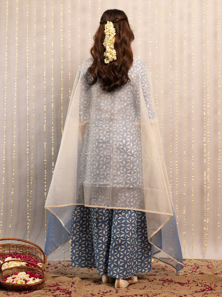Teapot-Blue-Pure-Cotton-A-Line-3-Piece-Sharara-Set