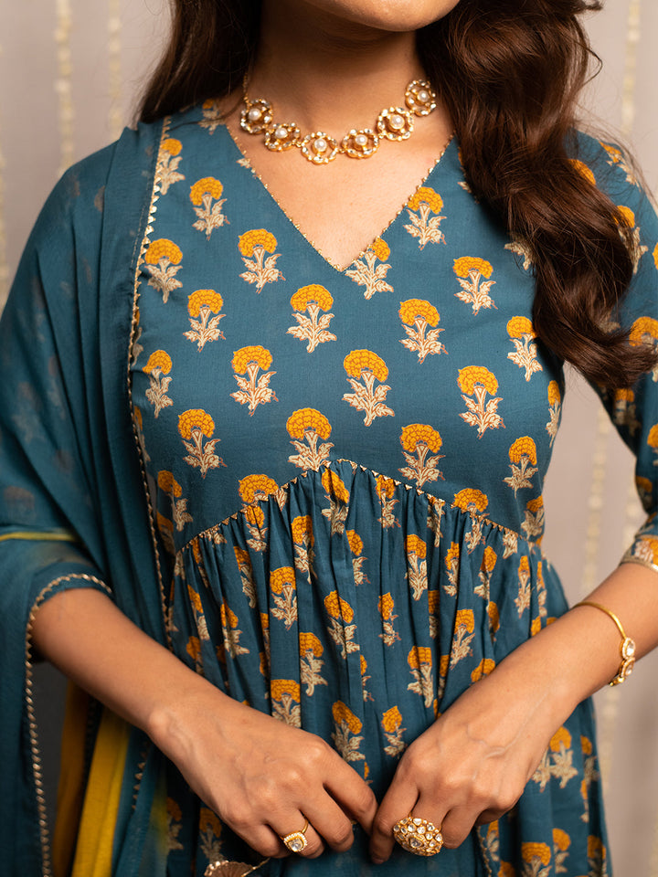 Mor-Peach-Pure-Cotton-Flared-3-Piece-Sharara-Set