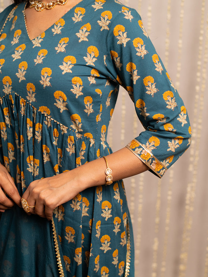 Mor-Peach-Pure-Cotton-Flared-3-Piece-Sharara-Set
